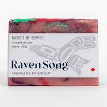 Load image into Gallery viewer, BASKET OF BERRIES SOAP | WILD STRAWBERRY + GREEN APPLE + VIOLET FLOWER