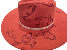 Load image into Gallery viewer, Dark Pink Hat - Strawberries