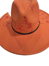 Load image into Gallery viewer, Orange Hat - Pictographs