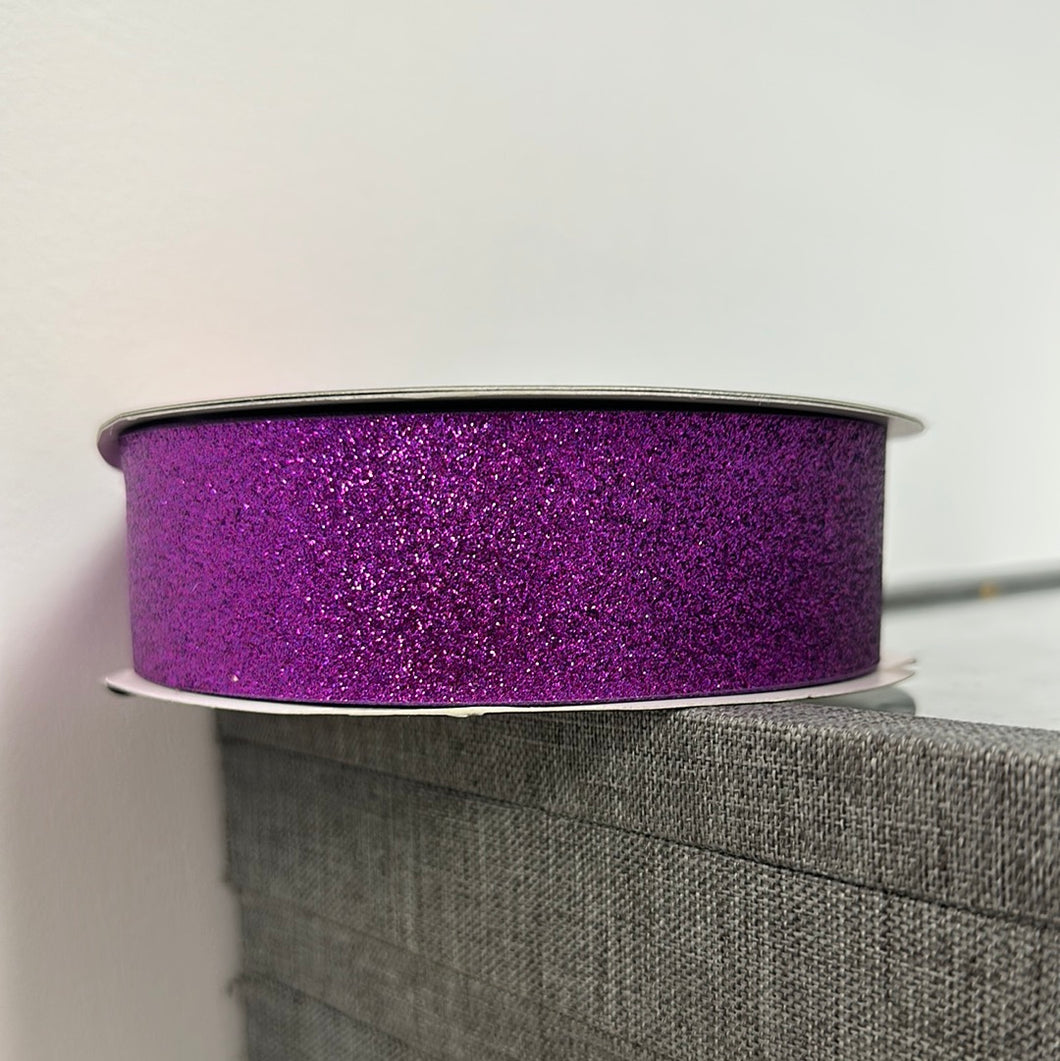 Sparkle Ribbon 50 yard Spool: Purple