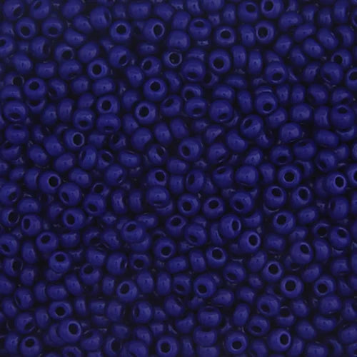 (Vial Czech Size 10) Opaque Dark Royal Blue