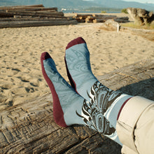 Load image into Gallery viewer, Art Socks - Raven Moon by Allan Weir