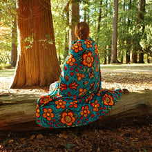 Load image into Gallery viewer, Fleece Blanket - Prairie Beadwork by Justine Proulx