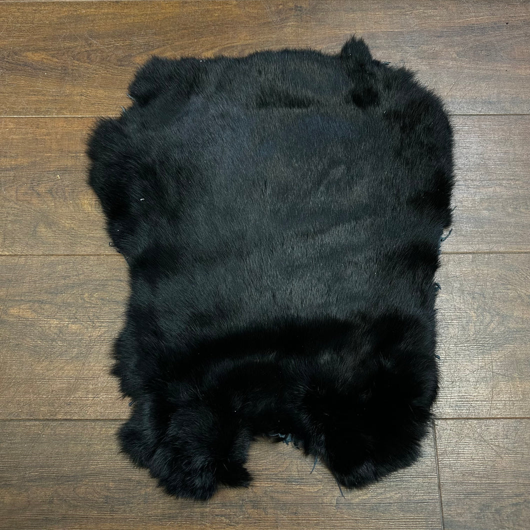 (Canada Only) Black Rabbit Fur