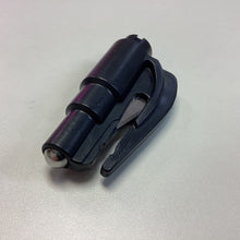 Load image into Gallery viewer, Black Faux-Leather Safety Key Chain