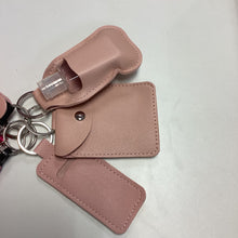 Load image into Gallery viewer, Pink Faux-Leather Safety Key Chain
