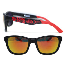 Load image into Gallery viewer, Sunglasses (Metallic Mirror Lens) - Raven and Light by Corey Bulpitt