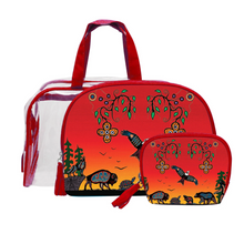 Load image into Gallery viewer, Cody Houle Seven Grandfather Teachings Cosmetic Bag Set