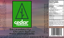 Load image into Gallery viewer, Cedar Hot Sauce -Strawberry Death Spiral