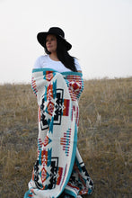 Load image into Gallery viewer, (Premium Wool Queen) Boy Chief Blanket - White