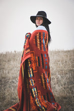 Load image into Gallery viewer, (Premium Wool Queen) Boy Chief Blanket - Red