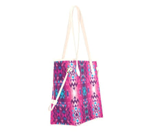 Load image into Gallery viewer, Bright Wave Clover Canvas Tote Bag