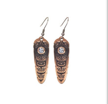 Load image into Gallery viewer, Sacred Feather Earrings (Diamond) by Simone Diamond