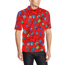 Load image into Gallery viewer, (49 Design) Polo Shirt - Indigenous Paisley Dahlia
