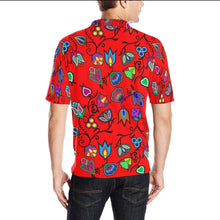 Load image into Gallery viewer, (49 Design) Polo Shirt - Indigenous Paisley Dahlia