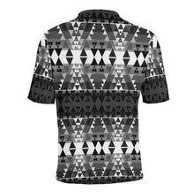Load image into Gallery viewer, (49 Design) Polo Shirt - Writing on Stone Black and White