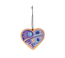 Load image into Gallery viewer, Wood Ornament - Hummingbird Heart by Gordon White