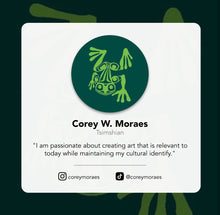 Load image into Gallery viewer, Small Embroidered Patch - Hummingbird by Corey W. Moraes