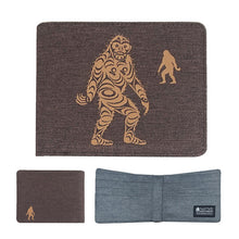 Load image into Gallery viewer, Crosshatch Wallet - Sasquatch by Francis Horne Sr.