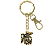 Load image into Gallery viewer, Enamel Keychain - Raven by Francis Horne Sr.