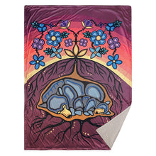 Load image into Gallery viewer, Premium Fleece Blanket - Sleeping Bears by Storm Angeconeb