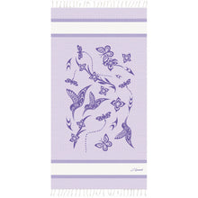 Load image into Gallery viewer, Artisan Cotton Towel (Large)- Hummingbirds by Simone Diamond (Coast Salish)