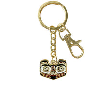 Load image into Gallery viewer, Enamel Keychain - Matriarch Bear by Morgan Asoyuf
