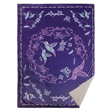 Load image into Gallery viewer, Premium Fleece Blanket - Hummingbird by Simone Diamond