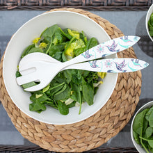 Load image into Gallery viewer, Bamboo Servers - Hummingbirds by Nicole La Rock