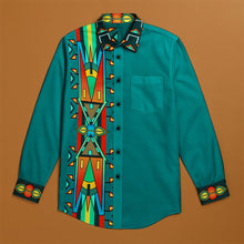 Load image into Gallery viewer, 49DZINE Casual Dress Shirt - Rainbow Spirit Path