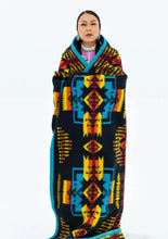 Load image into Gallery viewer, (Cotton Queen) Boy Chief Blanket - Black