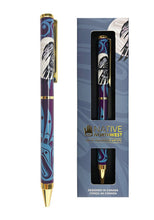 Load image into Gallery viewer, Premium Ballpoint Pen - Raven Moon by Allan Weir