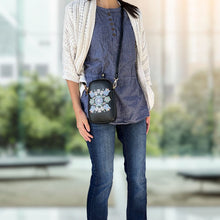 Load image into Gallery viewer, Deb Malcolm Silver Threads Phone Bag