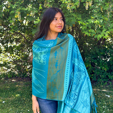 Load image into Gallery viewer, Shawl - All My Relatives (Indinawemaaganidag) by Storm Angeconeb