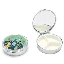 Load image into Gallery viewer, Pill Case with Mirror (small) - Jingle Dress Dancers by Storm Angeconeb