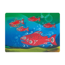 Load image into Gallery viewer, 3D Lenticular Magnet - Coho Salmon by Joe Wilson-Sxwaset