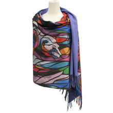 Load image into Gallery viewer, Salmon Hunter Eco-Shawl by Don Chase