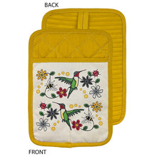 Load image into Gallery viewer, Silicone Potholder - Hummingbird (Nenookaasi) by Storm Angeconeb
