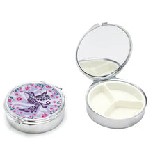 Load image into Gallery viewer, Pill Case with Mirror (small) - Hummingbird by Francis Dick