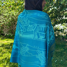 Load image into Gallery viewer, Shawl - All My Relatives (Indinawemaaganidag) by Storm Angeconeb