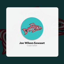 Load image into Gallery viewer, Eco Sponge - Coho Salmon by Joe Wilson-Sxwaset