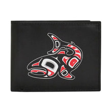 Load image into Gallery viewer, Salmon Men's Wallet by Jamie Sterritt