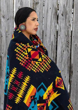 Load image into Gallery viewer, (Cotton Queen) Boy Chief Blanket - Black