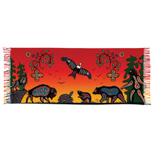 Load image into Gallery viewer, Seven Grandfather Teachings Eco-Shawl by Cody Houle