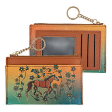 Load image into Gallery viewer, Zippered Card Wallet - Horse (Bebezhigooganzhii) by Storm Angeconeb