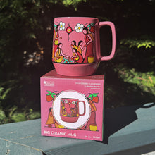 Load image into Gallery viewer, Big Ceramic Mug - Heart Berry Gatherers by Sharifah Marsden