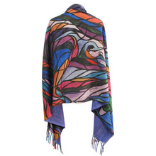Load image into Gallery viewer, Salmon Hunter Eco-Shawl by Don Chase