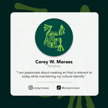 Load image into Gallery viewer, Small Embroidered Patch - Raven by Corey W. Moraes