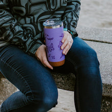 Load image into Gallery viewer, Cork Base Travel Mug (20oz) - Hummingbird by Simone Diamond