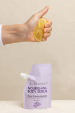 Load image into Gallery viewer, Nuez Acres® Body Scrub – Exfoliate & Hydrate with Lemon & Lavender